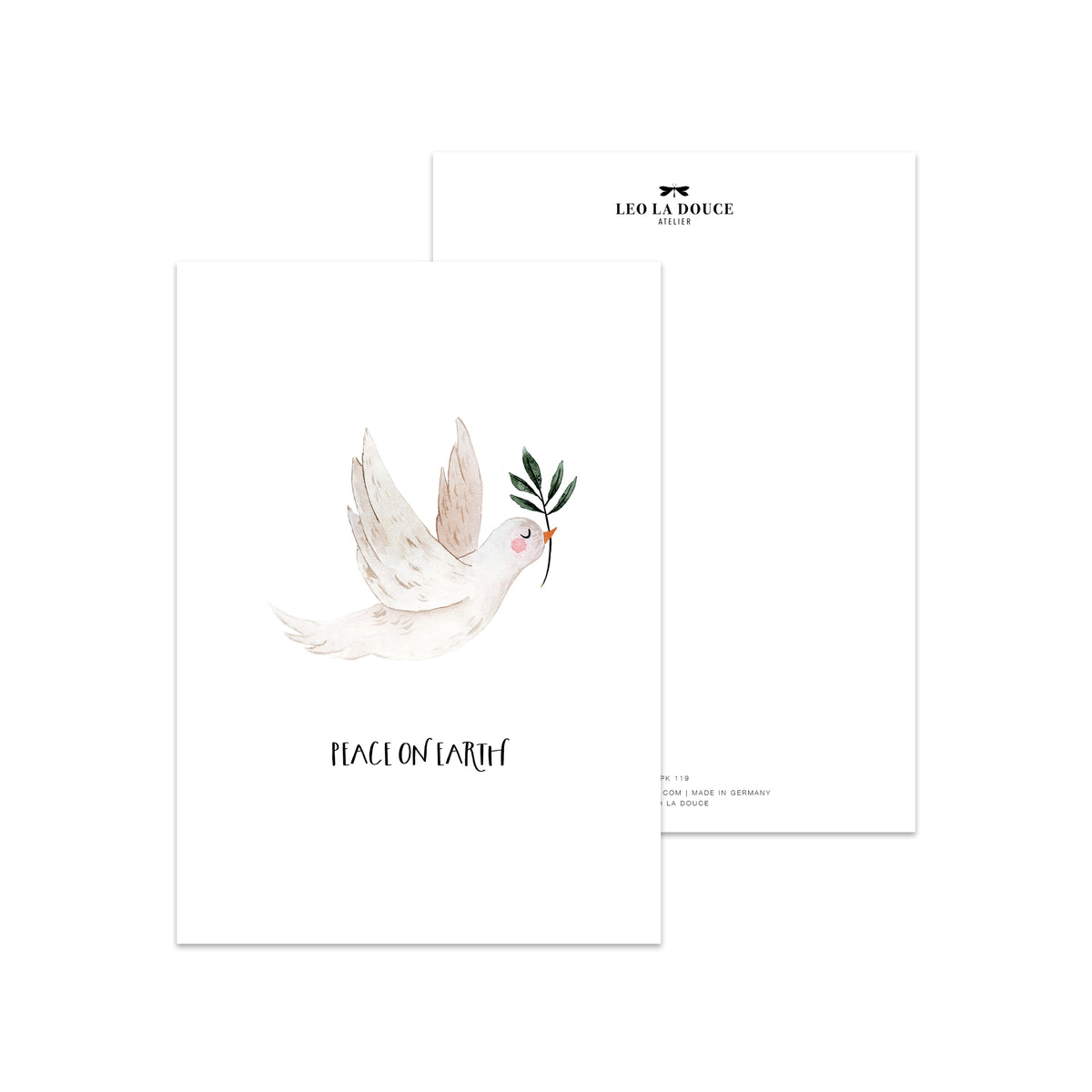 Postkarte - Peace on earth