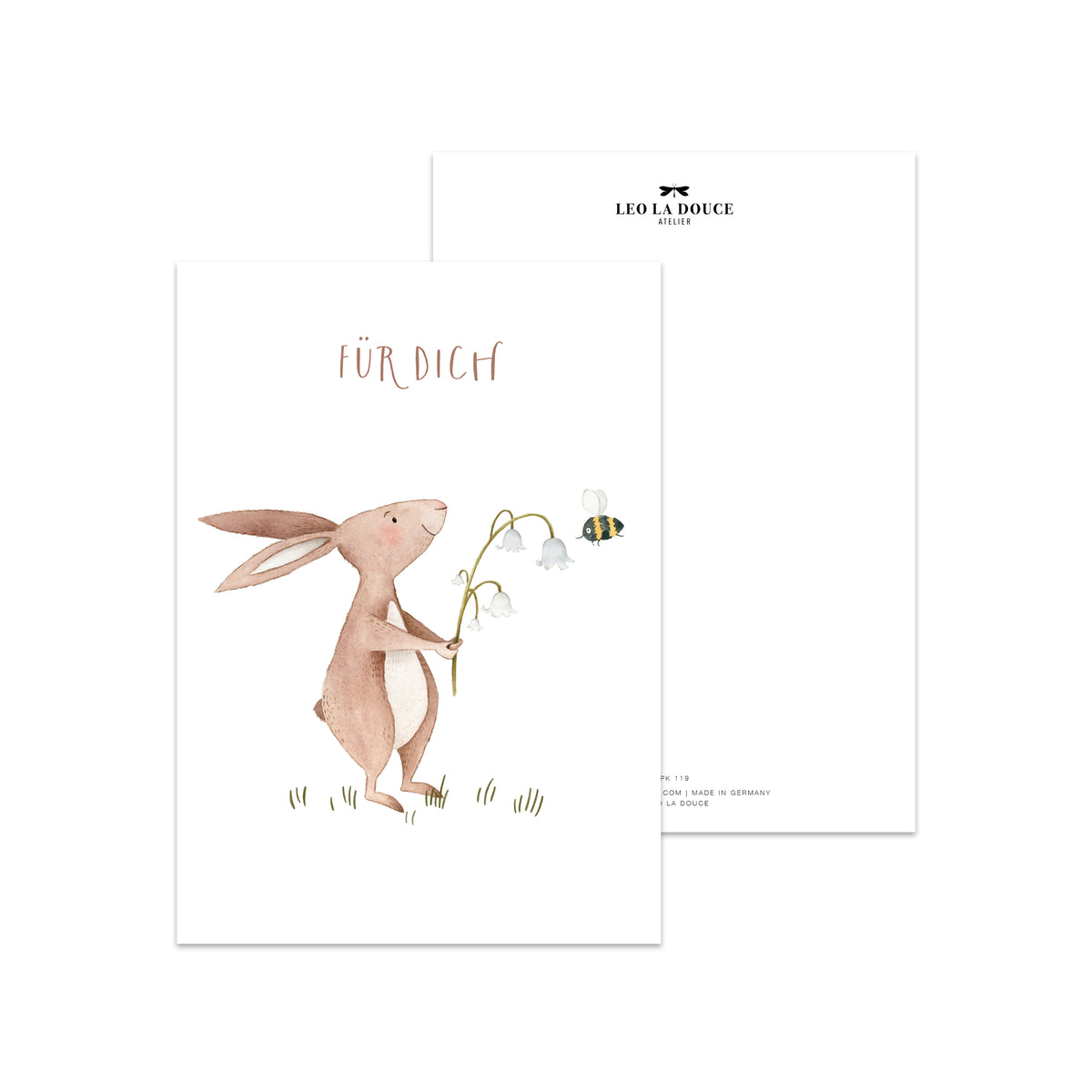 Postcard - Rabbit | For you