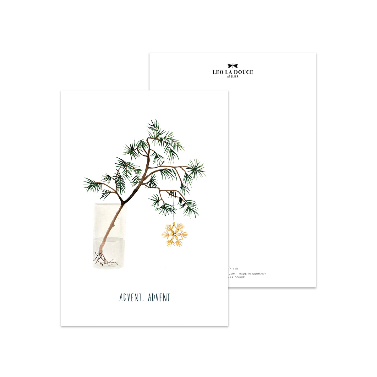 Postcard - Advent branch