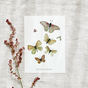Postcard · Butterflies