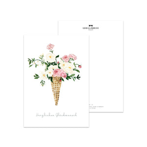 Postcard · Flower Cone | Roses