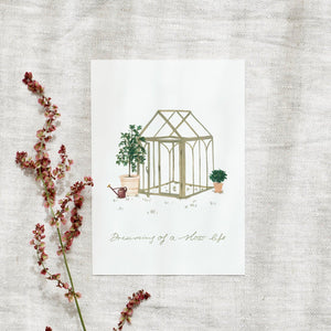 Postcard · Garden shed