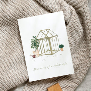 Postcard · Garden shed