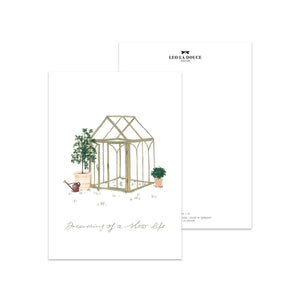 Postcard · Garden shed