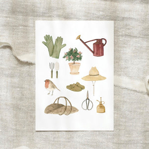 Postkarte · Gartentag