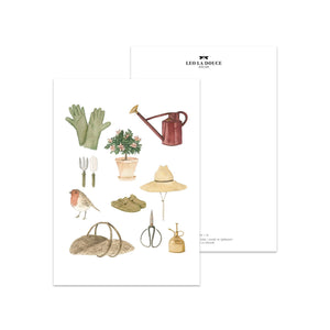 Postkarte · Gartentag