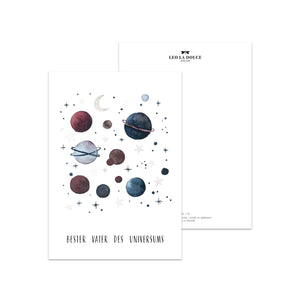 Postcard · Best Dad in the Universe