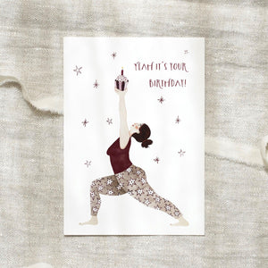 Postkarte · Birthday | Yoga