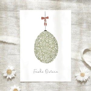 Postcard · Easter egg | Green