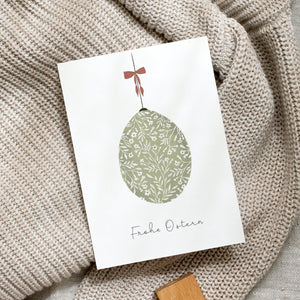 Postcard · Easter egg | Green