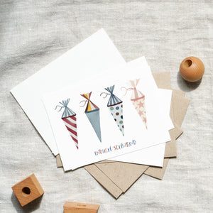 Postkarte · Einschulung | Schultüten