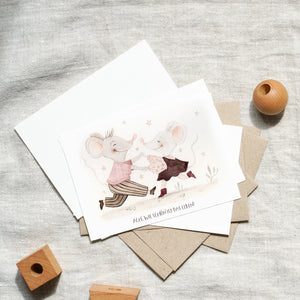 Postkarte · Ach wie ist das Leben schön