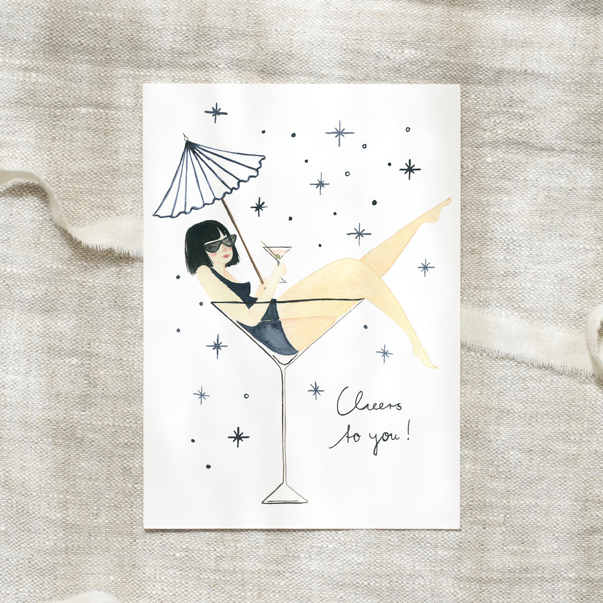 Postkarte · Lady Cocktail