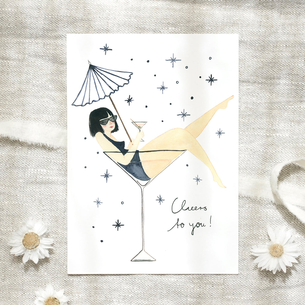 Postkarte · Lady Cocktail
