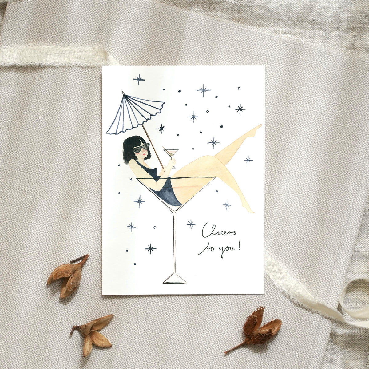 Postkarte · Lady Cocktail