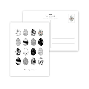Postcard - Happy Easter | B/W