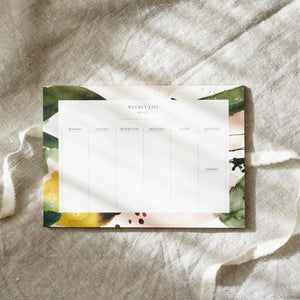 Weekly Planner - Floral Colors No1 | A5