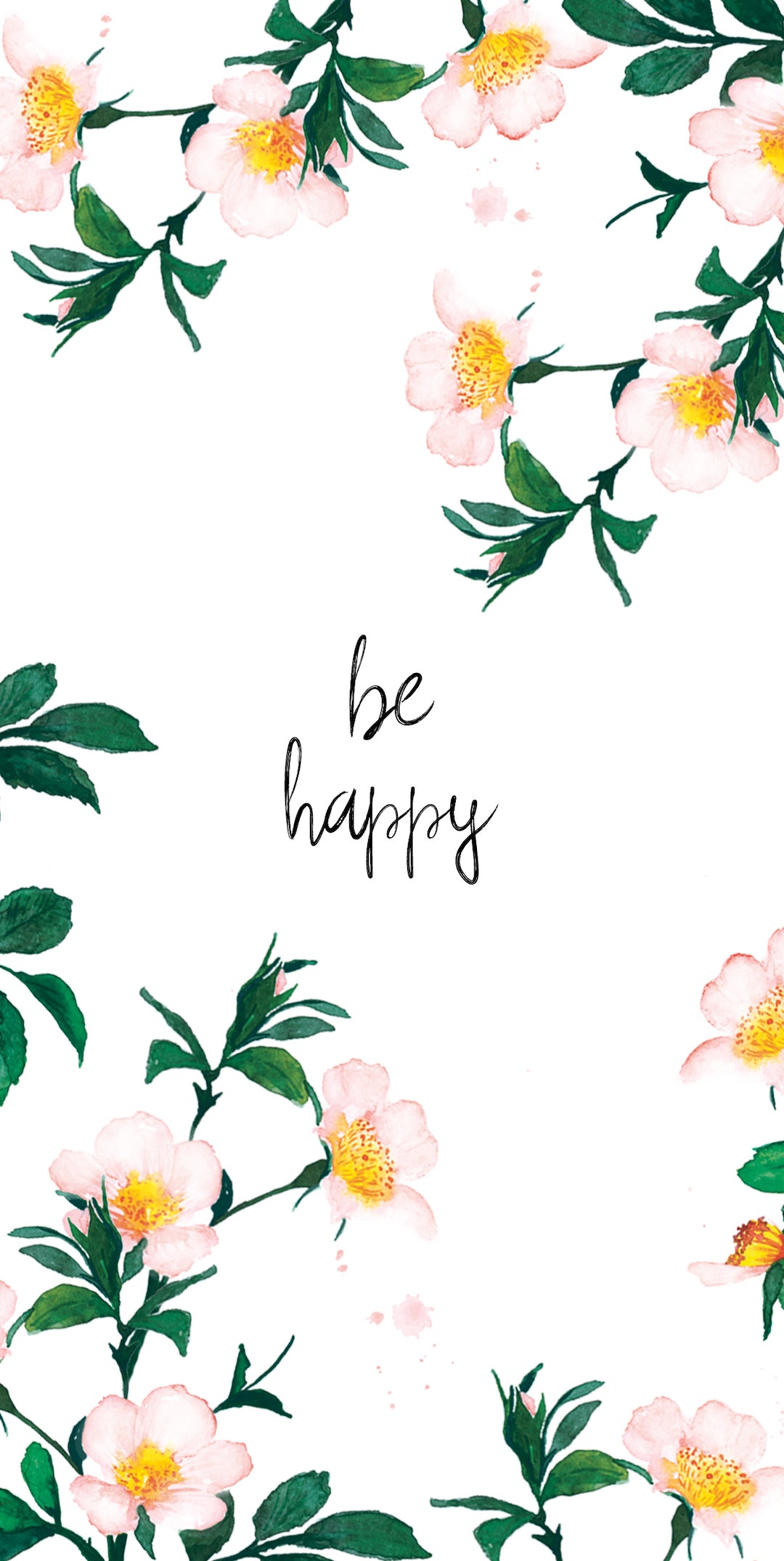 Phone Wallpaper | Be happy