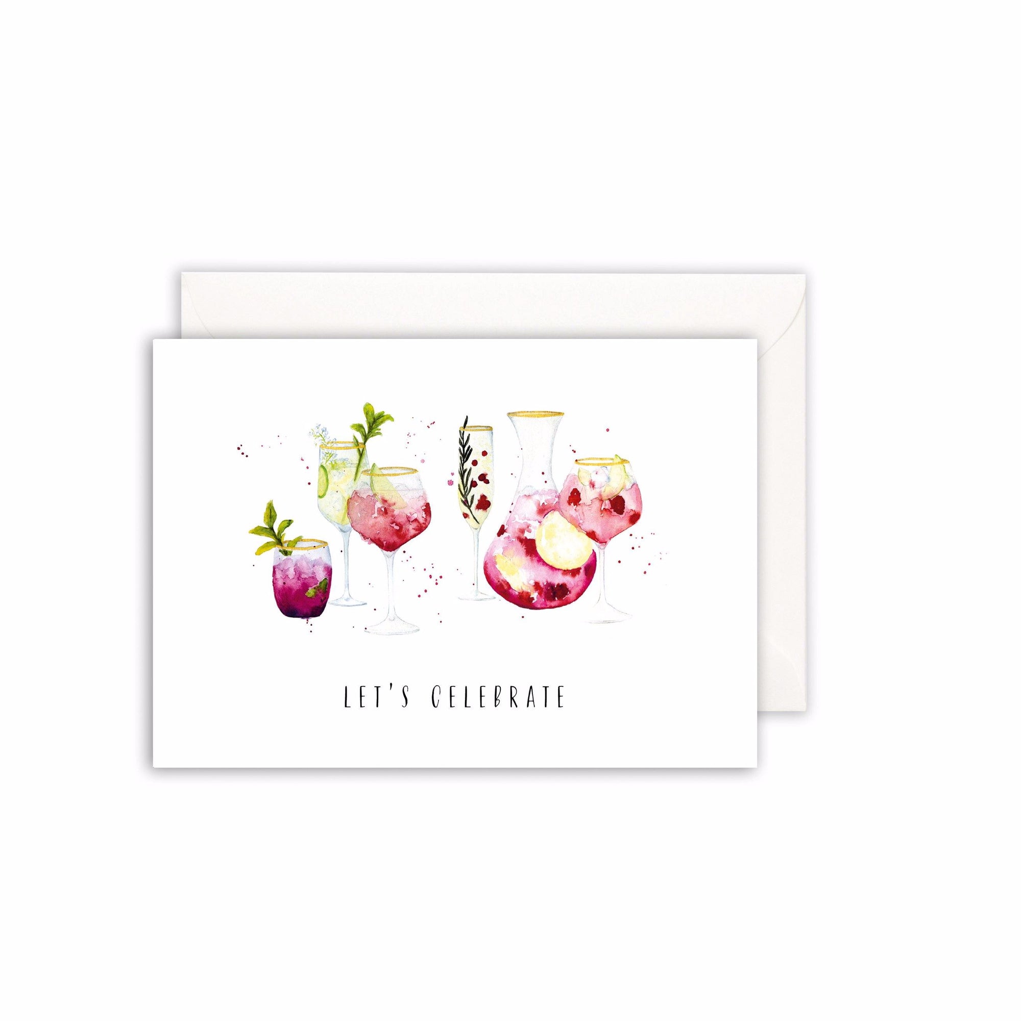 Grußkarte · Cocktails · Let's celebrate Grußkarte Leo la Douce 