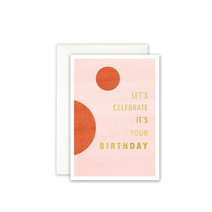 Grußkarte · LET´S CELEBRATE - GOLDFOIL Grußkarte Leo la Douce 