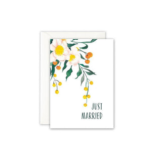 Grußkarte · JUST MARRIED FLOWERS Grußkarte Leo la Douce 