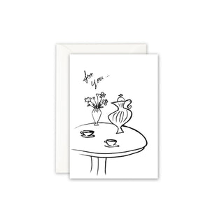 Grußkarte · COFFEETABLE Grußkarte Leo la Douce 