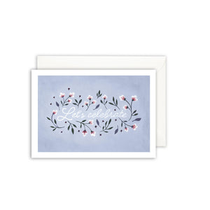 Greeting card · Let's celebrate | Blossoms