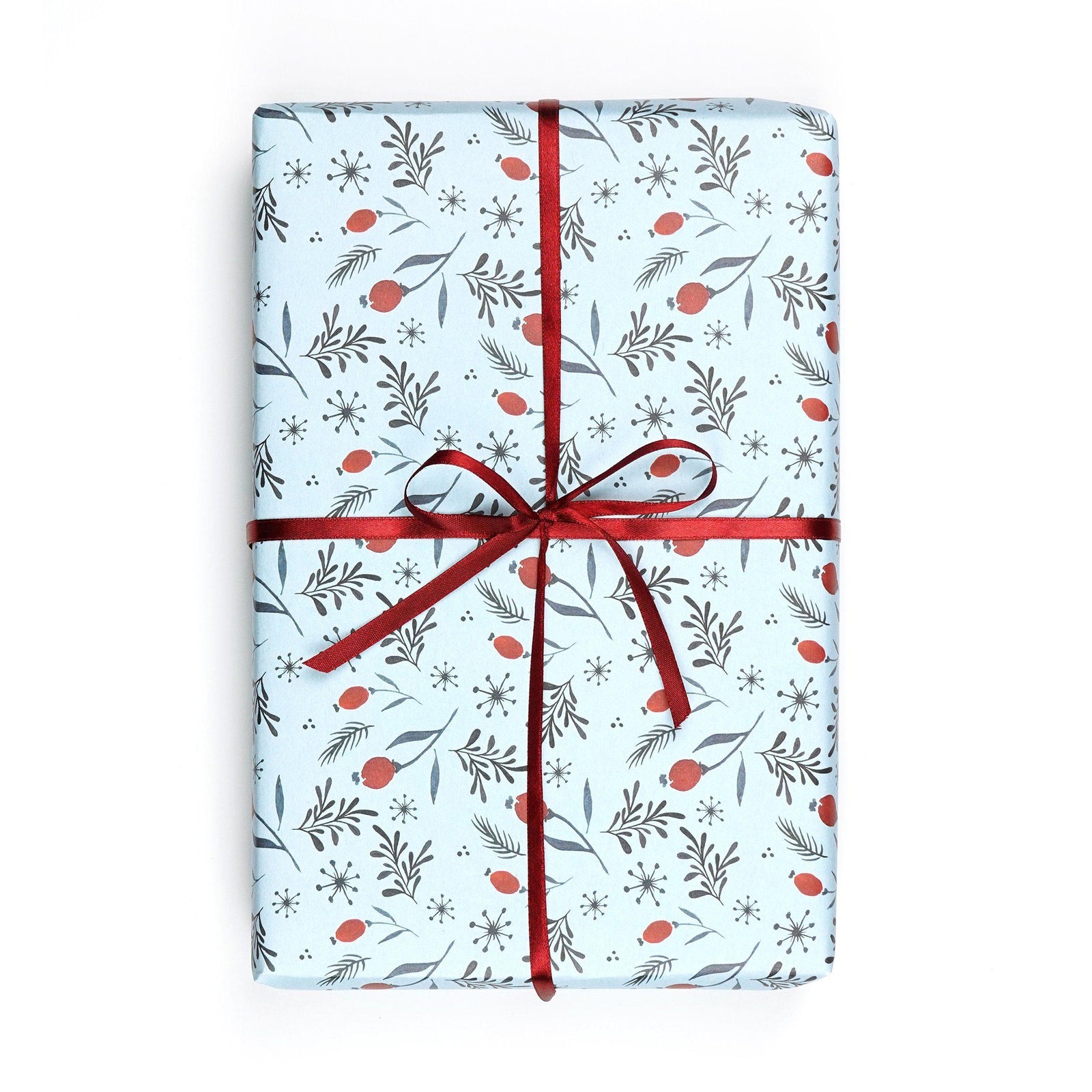 GESCHENKPAPIER · WINTRY ROSE HIPS (3 Bögen) Geschenkpapier Leo la Douce 