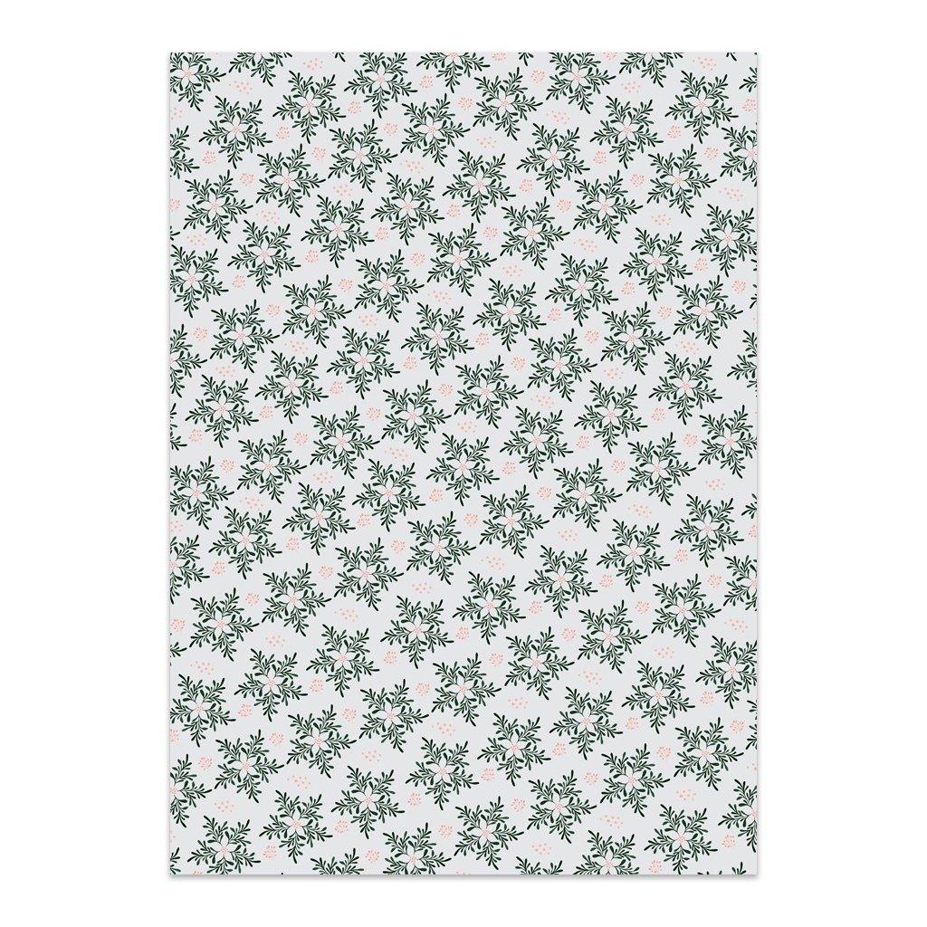 GESCHENKPAPIER · BOTANICAL SNOWFLAKES (3 Bögen) Geschenkpapier Leo la Douce 