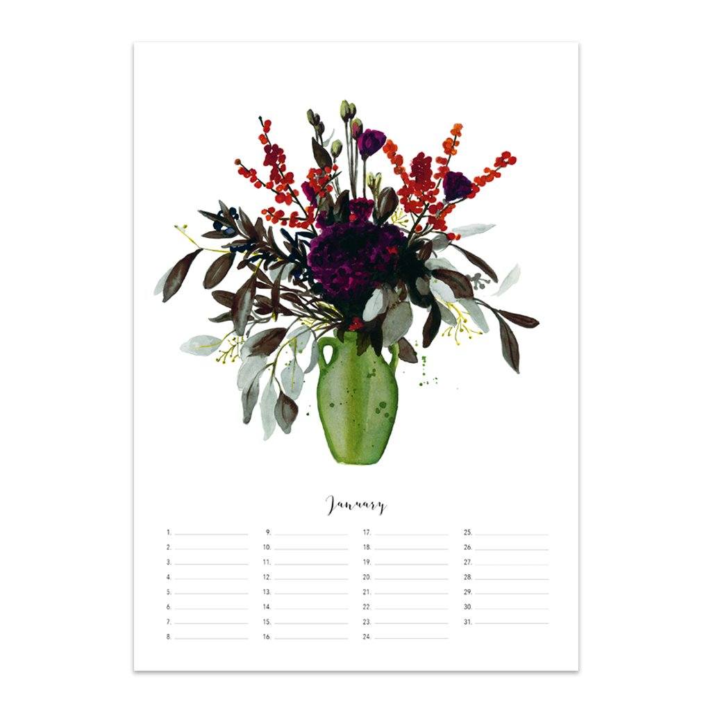 KALENDER · FLOWER LOVE Kalender Atelier Leo la Douce 
