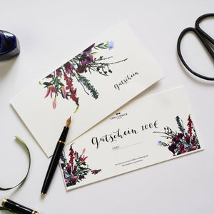 Geschenkgutschein · 100 Euro Geschenkgutschein Atelier Leo la Douce 