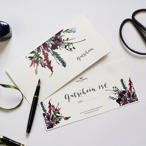 Geschenkgutschein · 15 Euro Geschenkgutschein Atelier Leo la Douce 