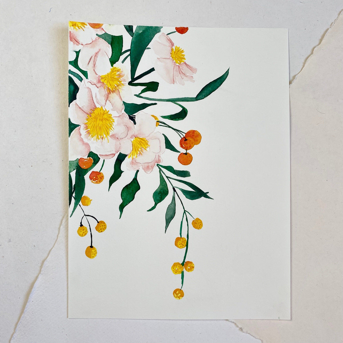 Original-Illustration | Flowers Kunstdruck Leo la Douce 