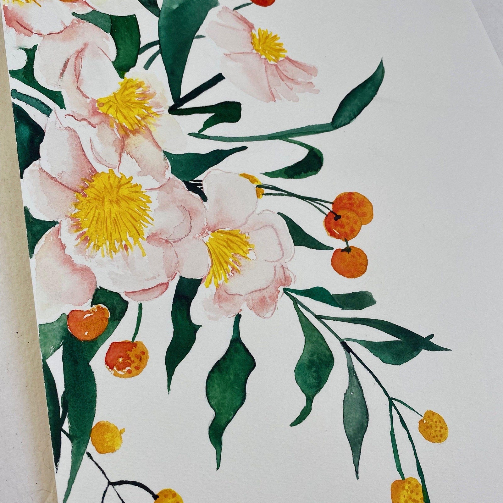 Original-Illustration | Flowers Kunstdruck Leo la Douce 