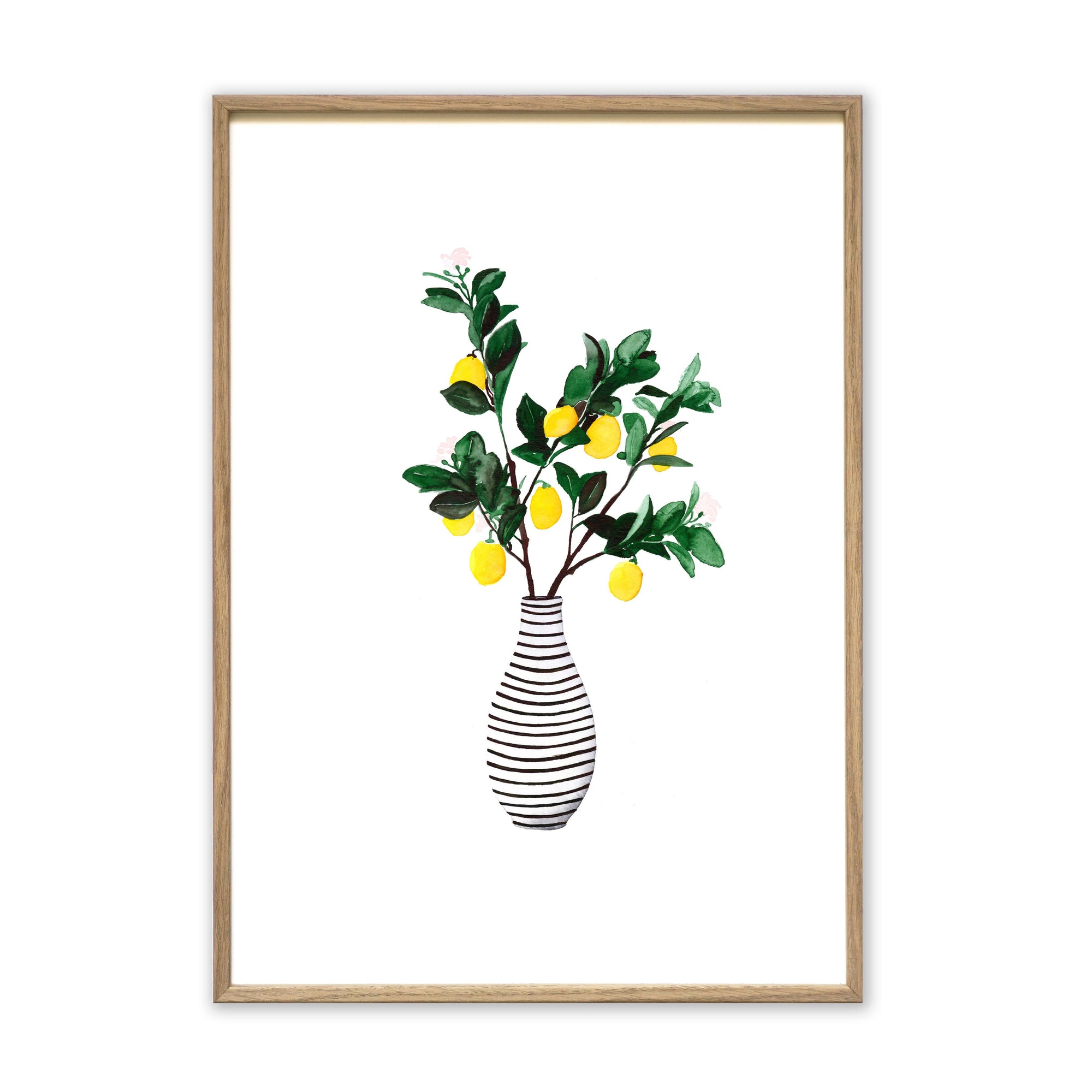 Kunstdruck - Lemon Vase Kunstdruck Atelier Leo la Douce 