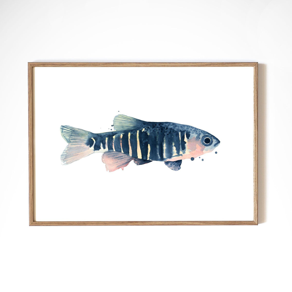 Kunstdruck - BLUE FISH Kunstdruck Atelier Leo la Douce