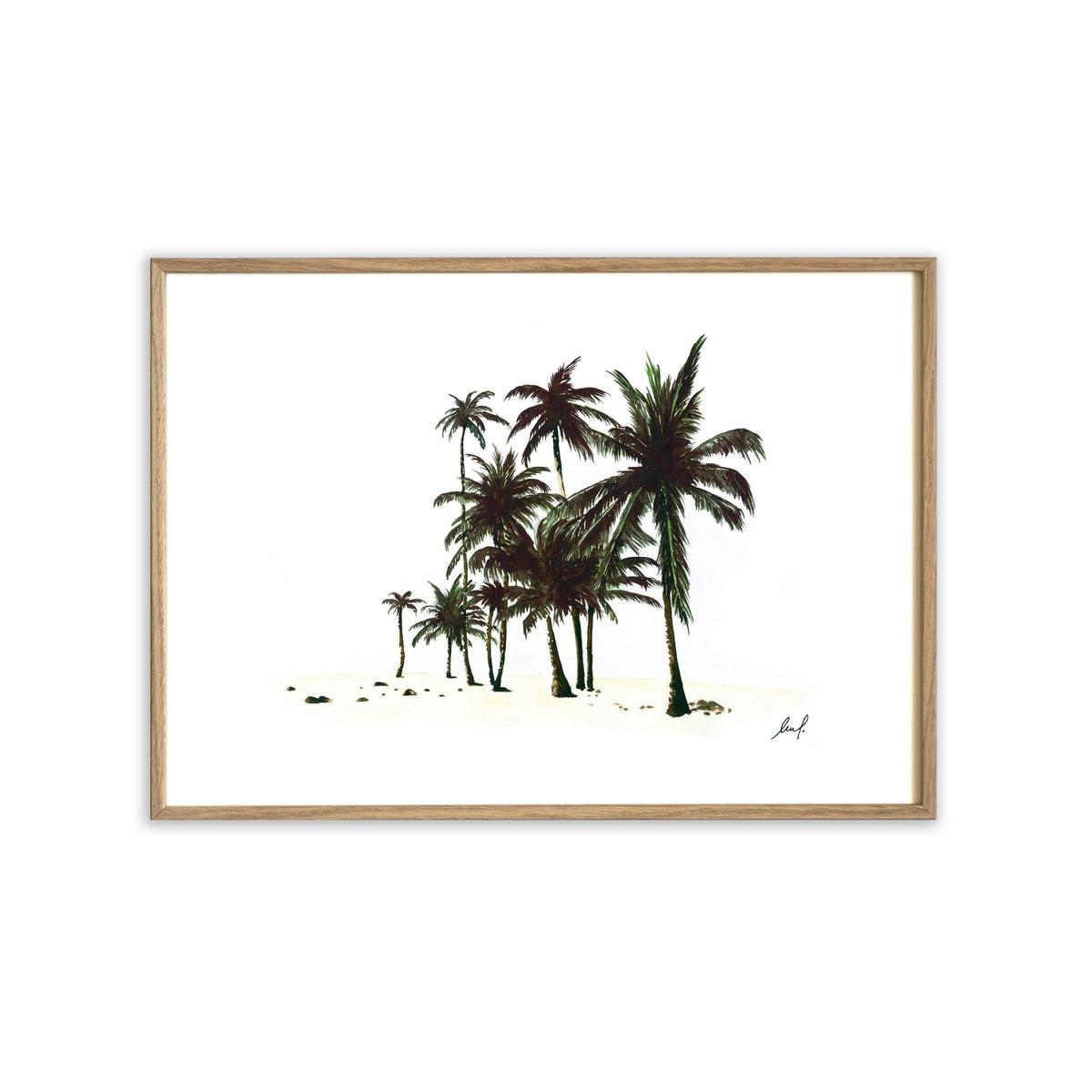 Kunstdruck - Palms Kunstdruck Leo la Douce 