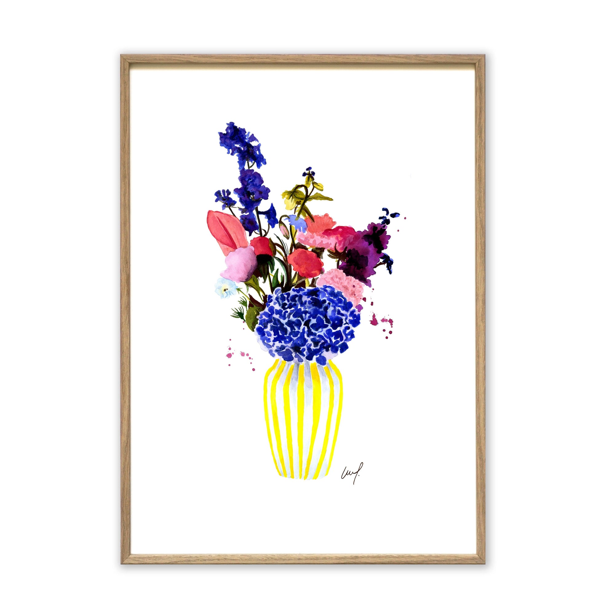 Kunstdruck - Spring Flowers Kunstdruck Leo la Douce 