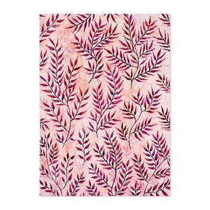 Geschenkpapier · SUMMER LEAVES - PINK (3 Bögen) Geschenkpapier Leo la Douce 