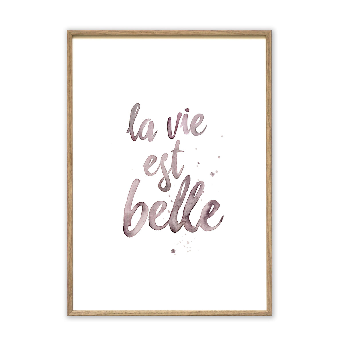 Kunstdruck - La vie est belle Kunstdruck Leo la Douce 