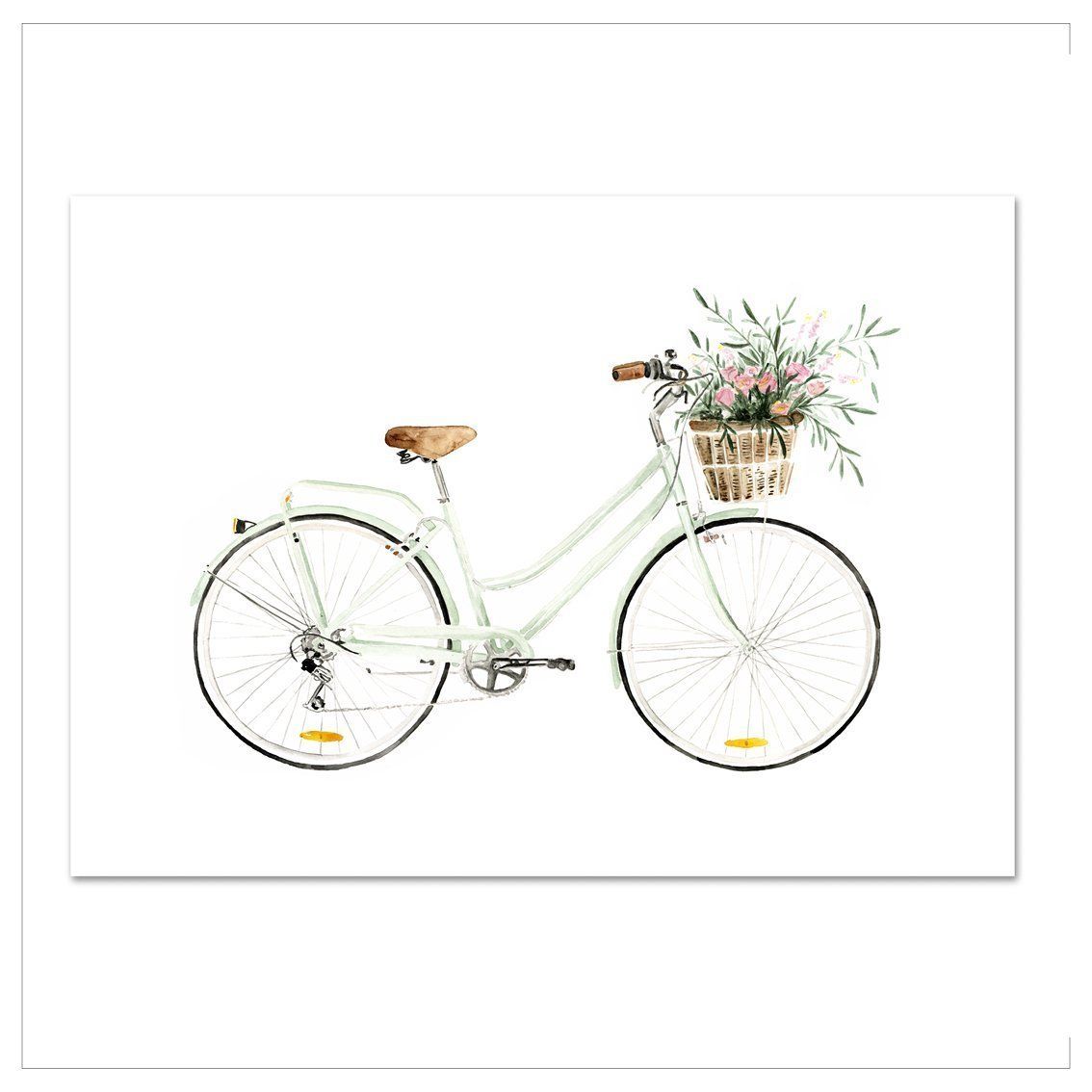 Kunstdruck - Bicycle-Love Kunstdruck Leo la Douce 