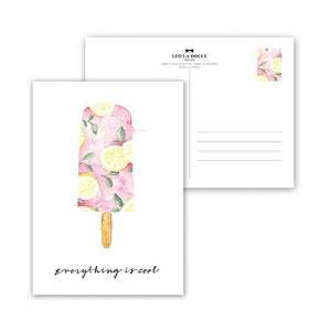 Postkarte - FRESH SUMMER Postkarte Leo la Douce 