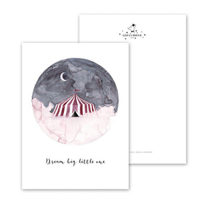 Postkarte - DREAM BIG LITTLE ONE Postkarte Leo la Douce 