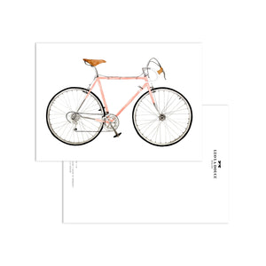 Postkarte - PINK RACER Postkarte Leo la Douce 