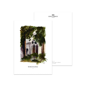 Postkarte - CITIES - BARCELONA Postkarte Leo la Douce 