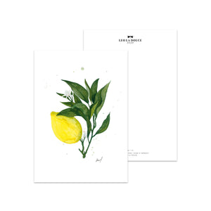 Postkarte - LEMON Postkarte Leo la Douce 