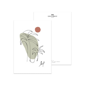 Postkarte - PALMS COLOR Postkarte Leo la Douce 