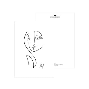 Postkarte - WHERE AM I Postkarte Leo la Douce 