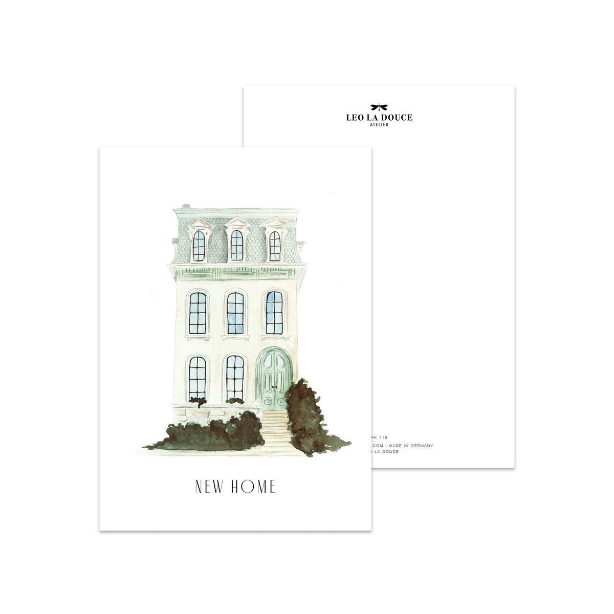 Postkarte - New Home · Villa Postkarte Leo la Douce 