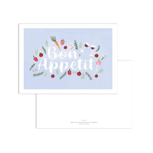 Postkarte - Bon Appetit